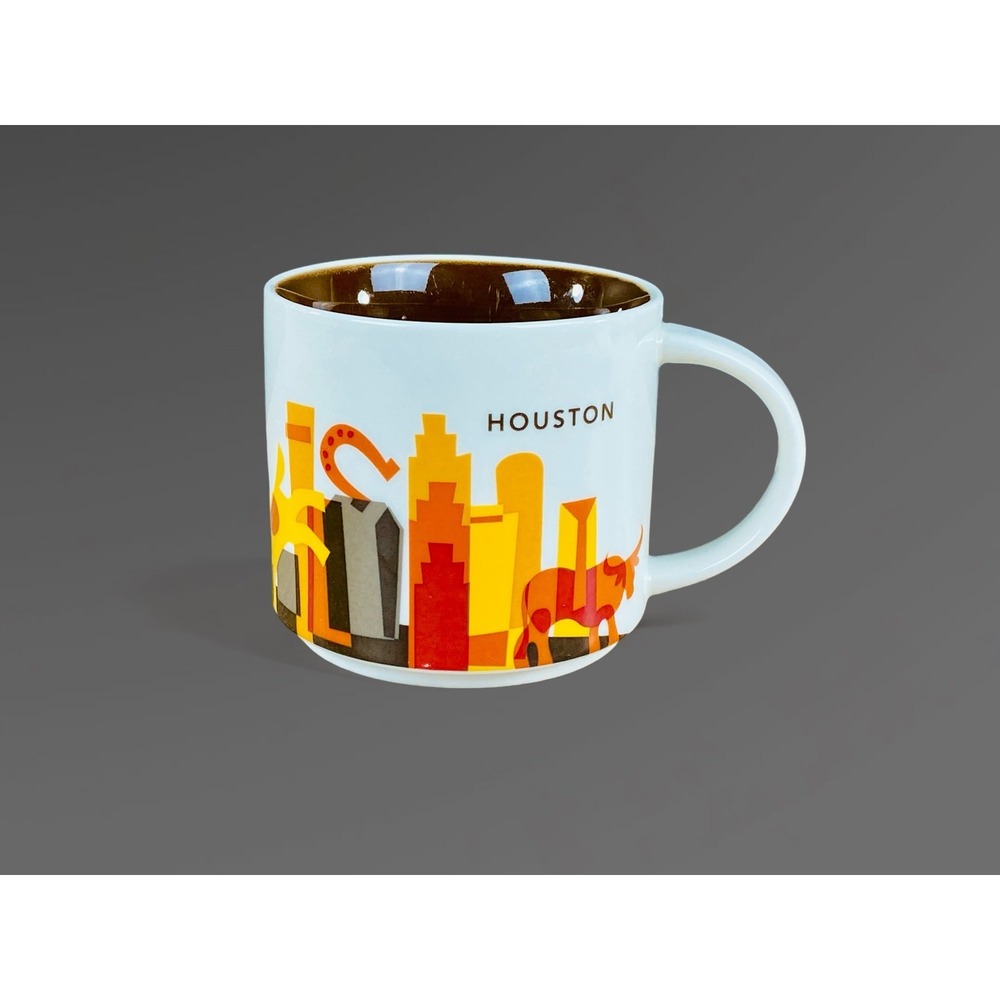 STARBUCKS You Are‎ Here Series HOUSTON Coffee Mug Cup 2013